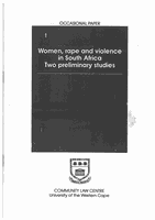 Women, Rape and Violence in South Africa