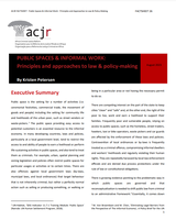 Fact sheet 26: Public Spaces & Informal Work: Principles and Approaches to Law & Policy-Making | by Kristen Petersen
