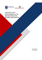 Legislated to fail? The performance of the National Prosecuting Authority since inception