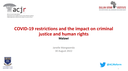 Presentation: The impact on criminal justice and human rights, Malawi | By Janelle Mangwanda