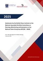 Submission by the Dullah Omar Institute to the National Assembly Portfolio Committee on Planning, Monitoring and Evaluation on the National State Enterprises Bill [B1 – 2024]