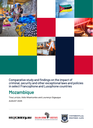 MOZAMBIQUE: Comparative study and findings on the impact of criminal, security and other exceptional laws and policies in select francophone and lusophone countries MOZAMBIQUE: Comparative study and findings on the impact of criminal, security and other exceptional laws and policies in select francophone and lusophone countries