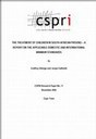 The Treatment of Children in South African Prisons - A Report on the Applicable Domestic and International Minimum Standards (Research Paper No. 11)