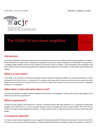 ACJR INFO SHEET 2: The COVID-19 lock-down simplified