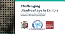Challenging disadvantage in Zambia: Groundbreaking report released
