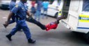 Man dragged 400m by South African Police vehicle dies in detention