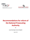 Research Report: Recommendations for reform of the National Prosecuting Authority