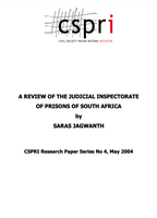 Review of the Judicial Inspectorate of Prisons of SA (Research Paper No. 4)