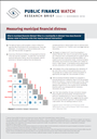 Measuring municipal financial distress
