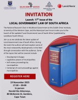 Launch: 17th Issue of the Local Government Law of South Africa [19 November 2025]