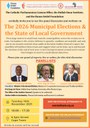 Live Panel Discussion and Webinar: The 2026 Municipal Elections & the State of Local Government [18 November 2025]