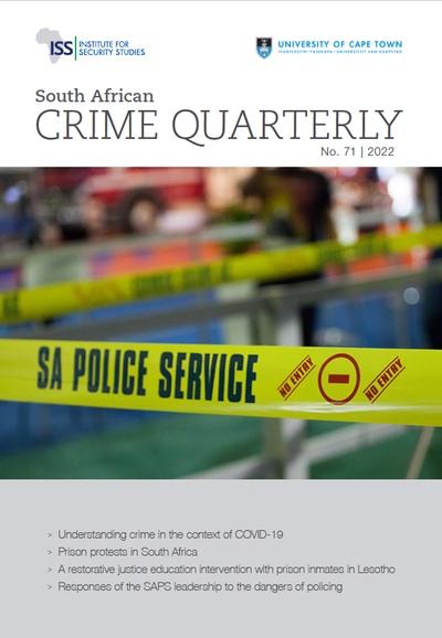 Journal Article: Prison protests in South Africa: A conceptual exploration