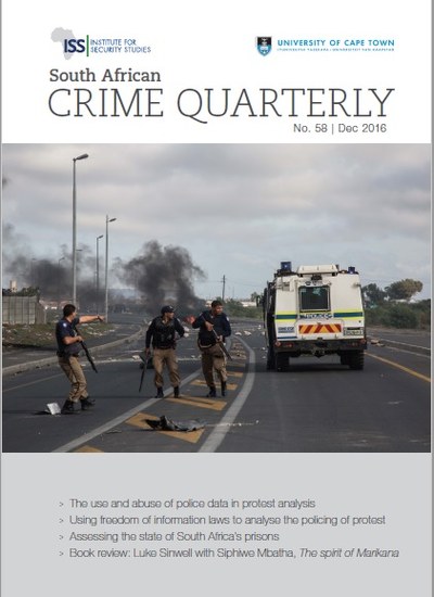 Journal Article: Ten years after the Jali Commission: The state of South Africa's prisons
