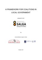 Framework for Coalitions in Local Government