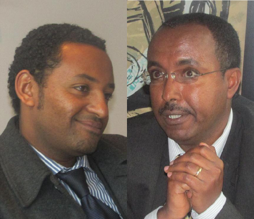 Dr Solomon Dersso and Dr Assefa Fiseha during the discussion.
