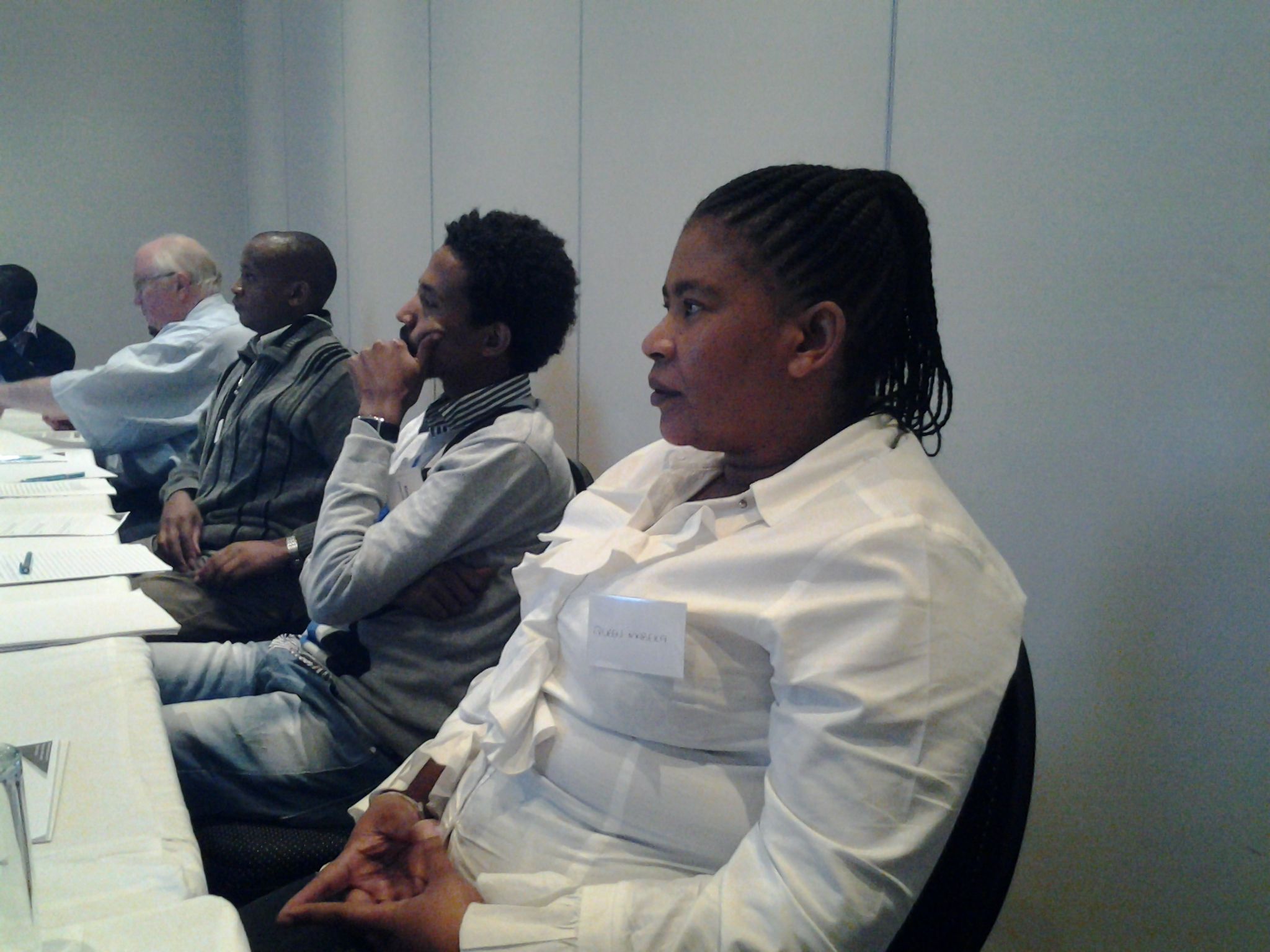 UWC Doctoral candidates in a session at the colloquium this year.