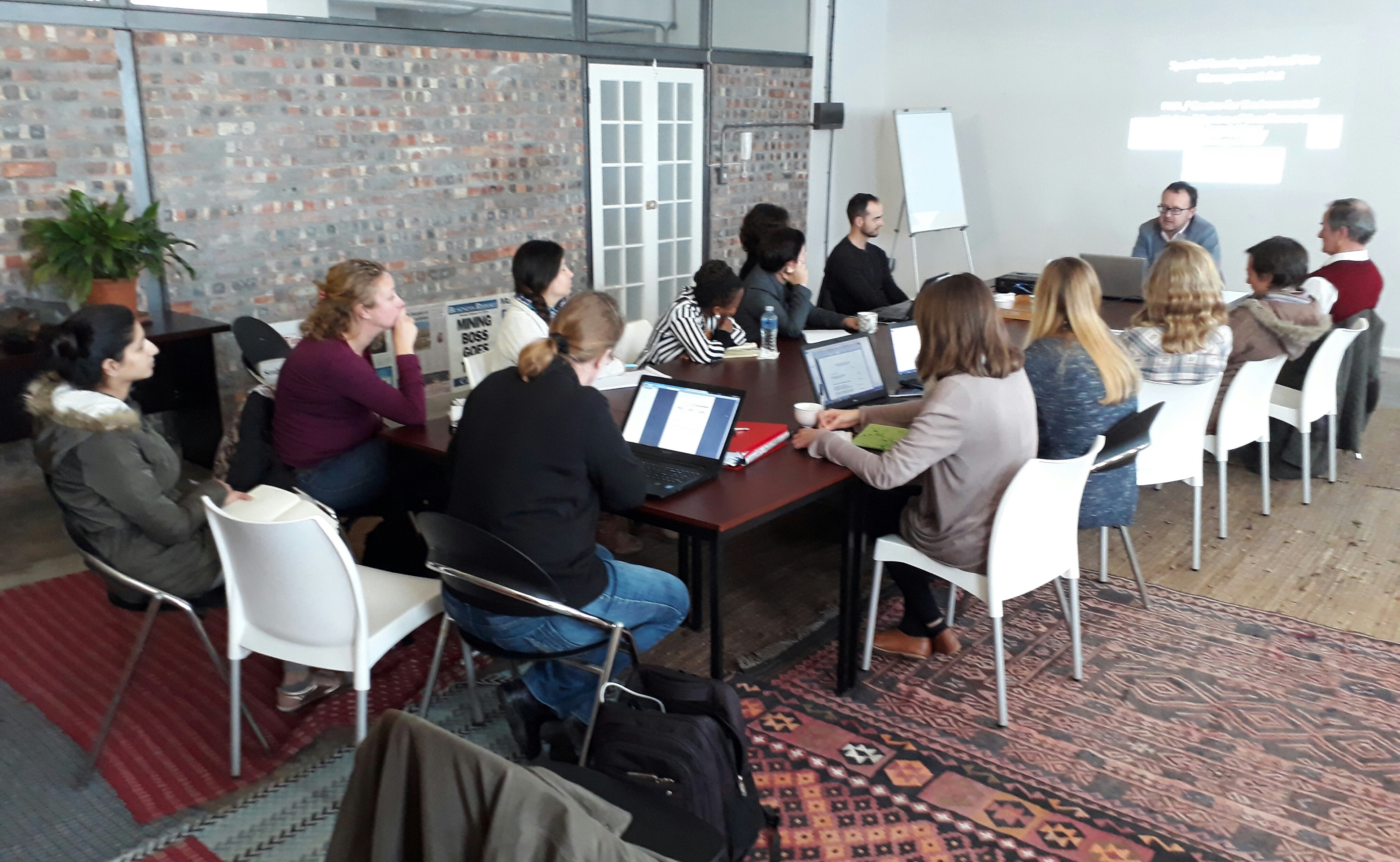Prof De Visser discussing SPLUMA with workshop participants