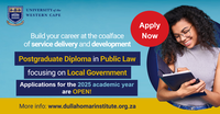 Applications Still Open for 2025: Postgraduate Diploma in Public Law, focusing on Local Government