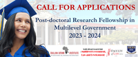 Call for Applications: Post-doctoral Research Fellowship in Multilevel Government 2023 - 2024