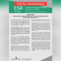 [Call for Submissions] ESR Review Special Issue: Preventing non-communicable diseases in Africa: Promoting healthy diets through law and policy
