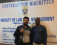 Prof Durojaye delivered guest lecture on Non-communicable diseases to Law students at the University of Mauritius