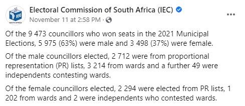 Screenshot: IEC